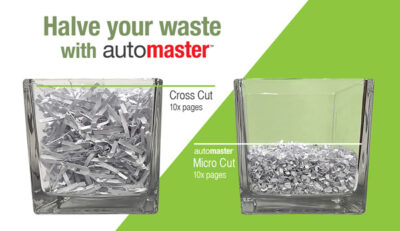 Half waste volume with automaster